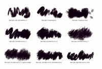 822 MattyB's Splatter Wet Media Brushes - whaledesign