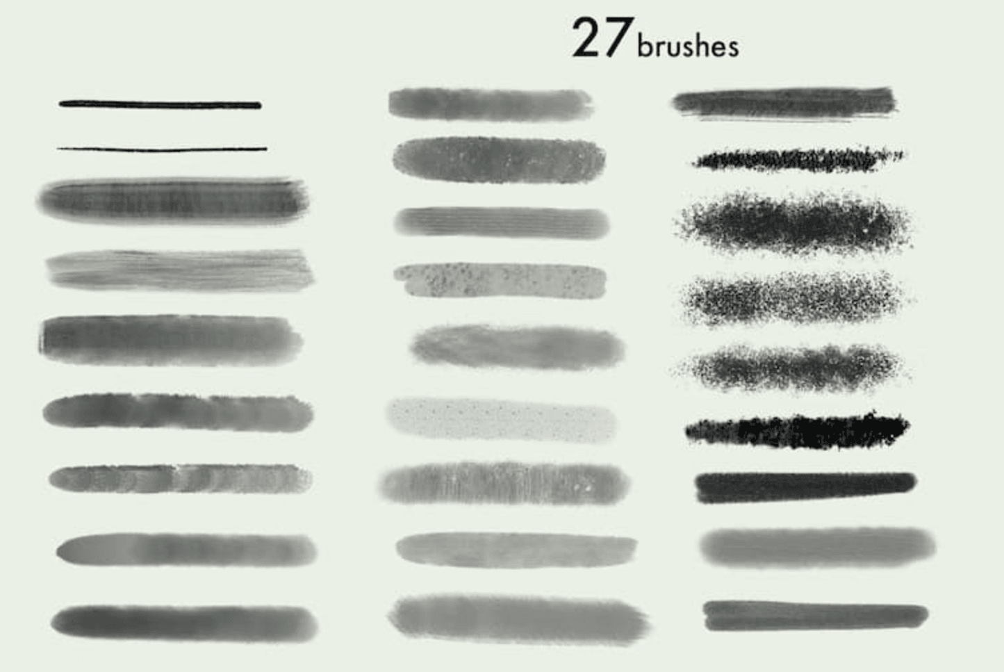 829 Drawing, Texture, and Pencil Brushes - whaledesign