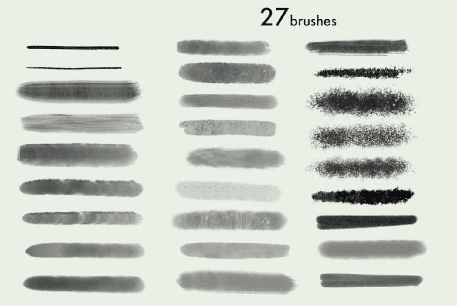 829 Drawing, Texture, and Pencil Brushes - whaledesign
