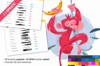 831 Wanderlust Brush Pack - whaledesign