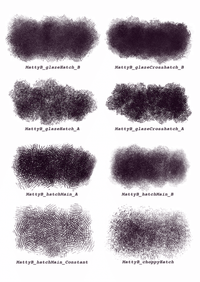 832 MattyB's Hatching Brushes - whaledesign