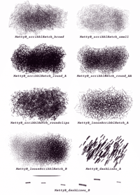 832 MattyB's Hatching Brushes - whaledesign