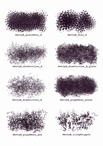 832 MattyB's Hatching Brushes - whaledesign