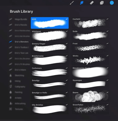 834 Advanced Blending and Mixing Brushes - whaledesign