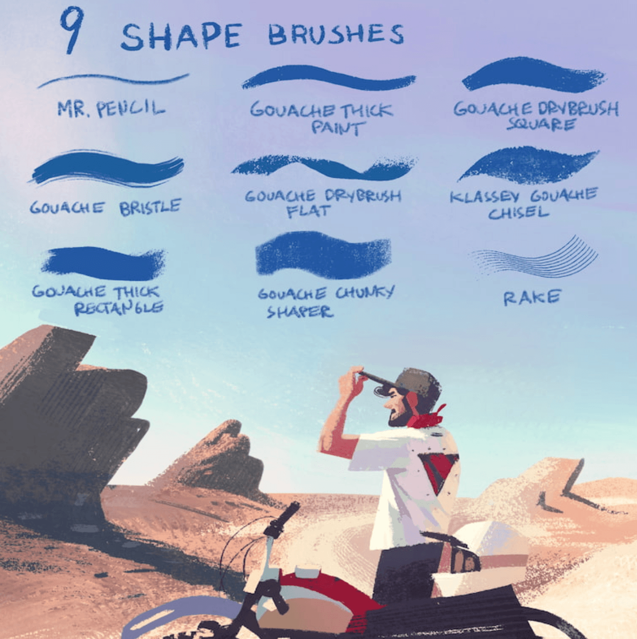 862 Draft and Sketching Brushes - whaledesign