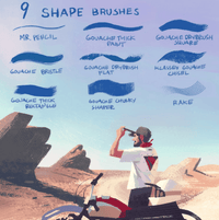 862 Draft and Sketching Brushes - whaledesign