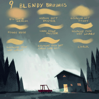 862 Draft and Sketching Brushes - whaledesign