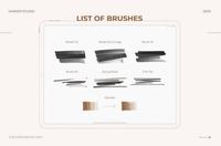 888 Realistic Procreate Marker Tool Kit - whaledesign
