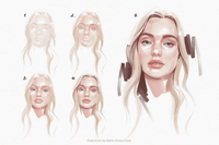 888 Realistic Procreate Marker Tool Kit - whaledesign