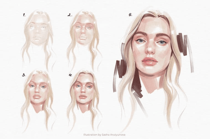 888 Realistic Procreate Marker Tool Kit - whaledesign