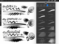 889 Comic Ink Brush Set - Over 20 Ink and Special Effect Brushes - whaledesign