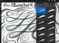889 Comic Ink Brush Set - Over 20 Ink and Special Effect Brushes - whaledesign