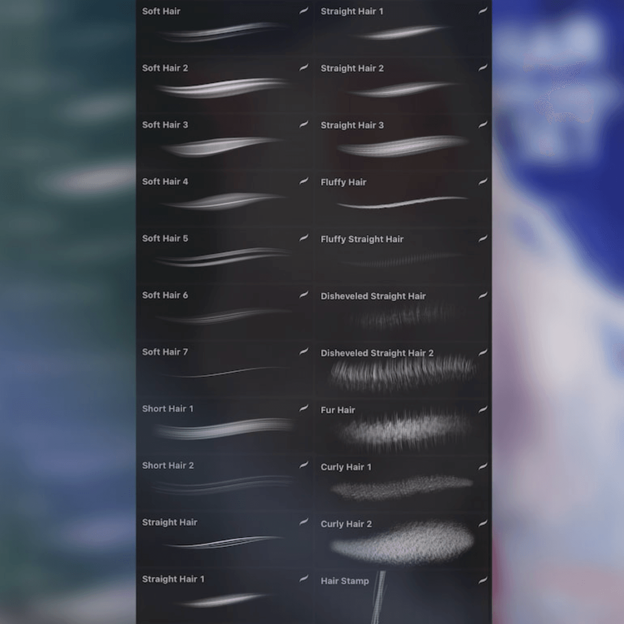 899 Di Comic Hair Brush - whaledesign