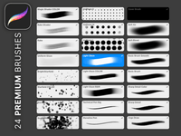 717 ergoREDUX PROCREATE Brush Set - whaledesign