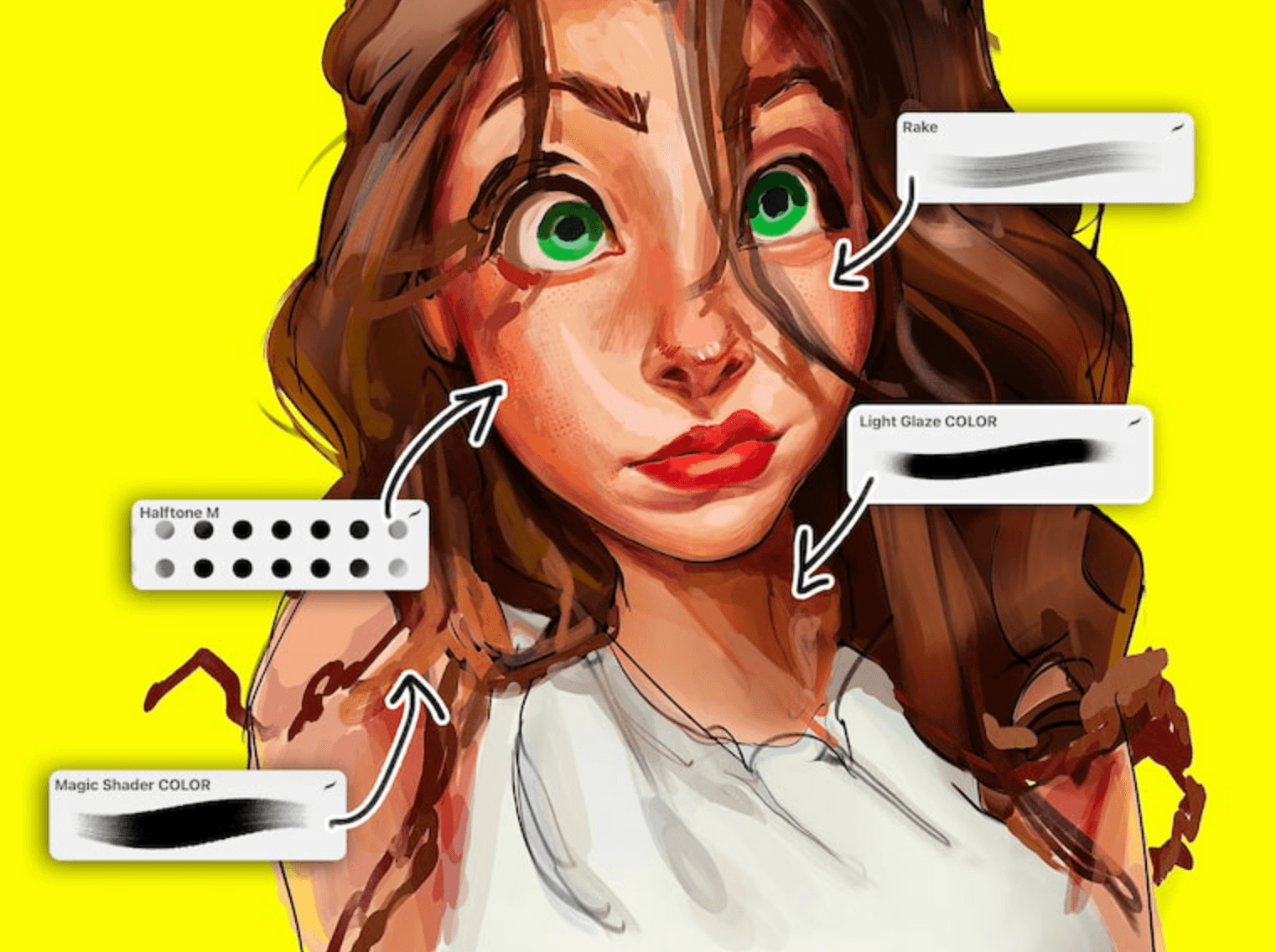 717 ergoREDUX PROCREATE Brush Set - whaledesign