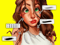717 ergoREDUX PROCREATE Brush Set - whaledesign