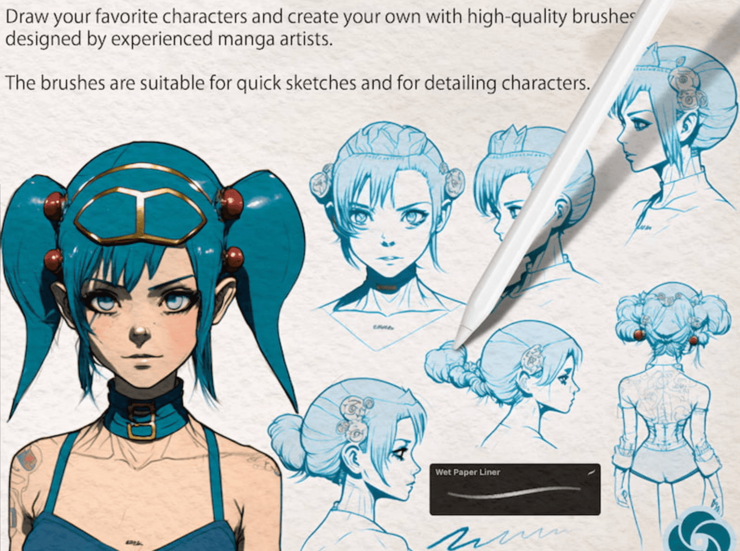720 Procreate Professional Comic Brush - Magic Pen - whaledesign