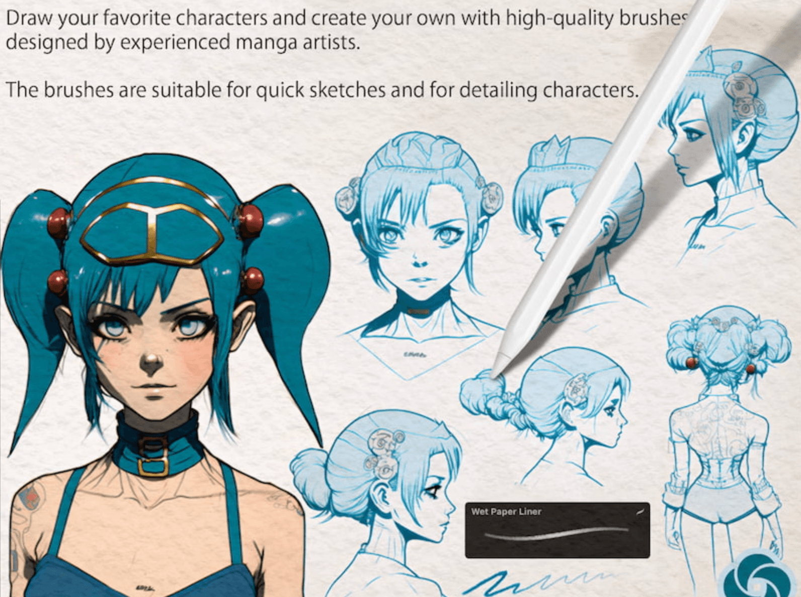 720 Procreate Professional Comic Brush - Magic Pen - whaledesign