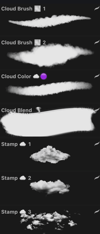 931 Cloud Brush - The Beauty of Clouds in Various Shapes - whaledesign