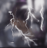 934 Lightning Brush - Rolling Thunder in the Sky - whaledesign