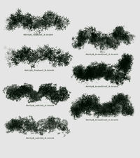 950 Vegetation: Stamp Brush for Plants - whaledesign