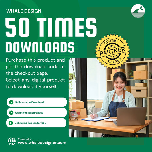 Download up to 50 times at will!