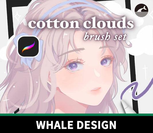 1071 Cotton Clouds Soft Brush Set
