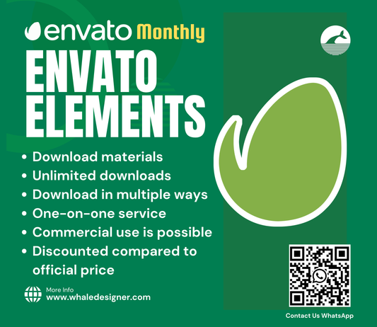 Envato Elements members can download design resources directly from the official Envato Elements website.