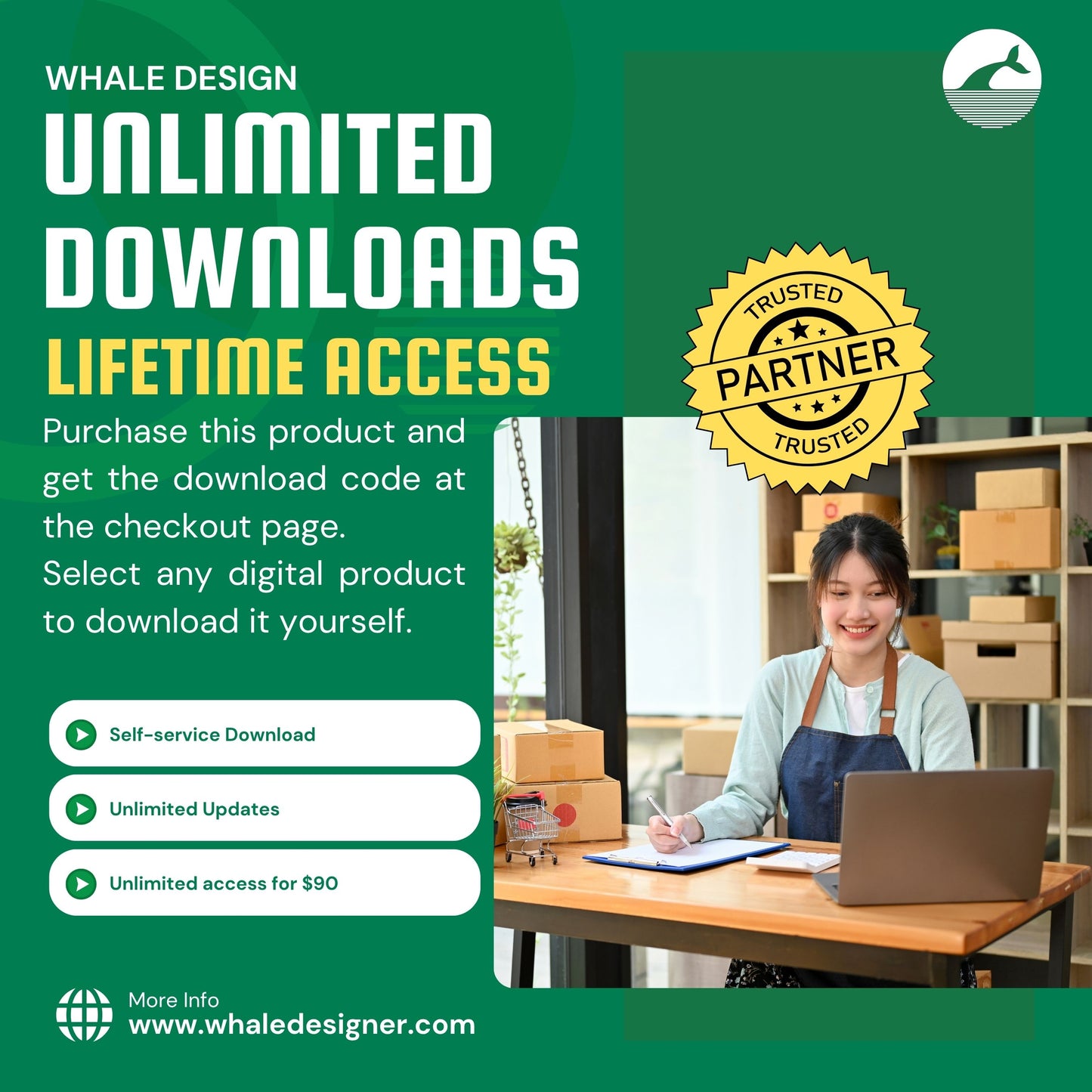 Unlimited Downloads | Lifetime Access