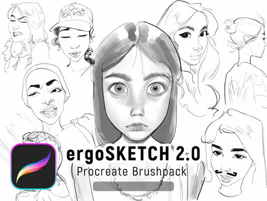 1072 Original sketch brushes from the painting master