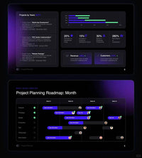 1003 Clear project plan PPT template - whaledesign