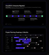 1003 Clear project plan PPT template - whaledesign