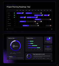 1003 Clear project plan PPT template - whaledesign