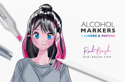 782 Procreate Alcohol-Based Marker and Textured Paper - whaledesign