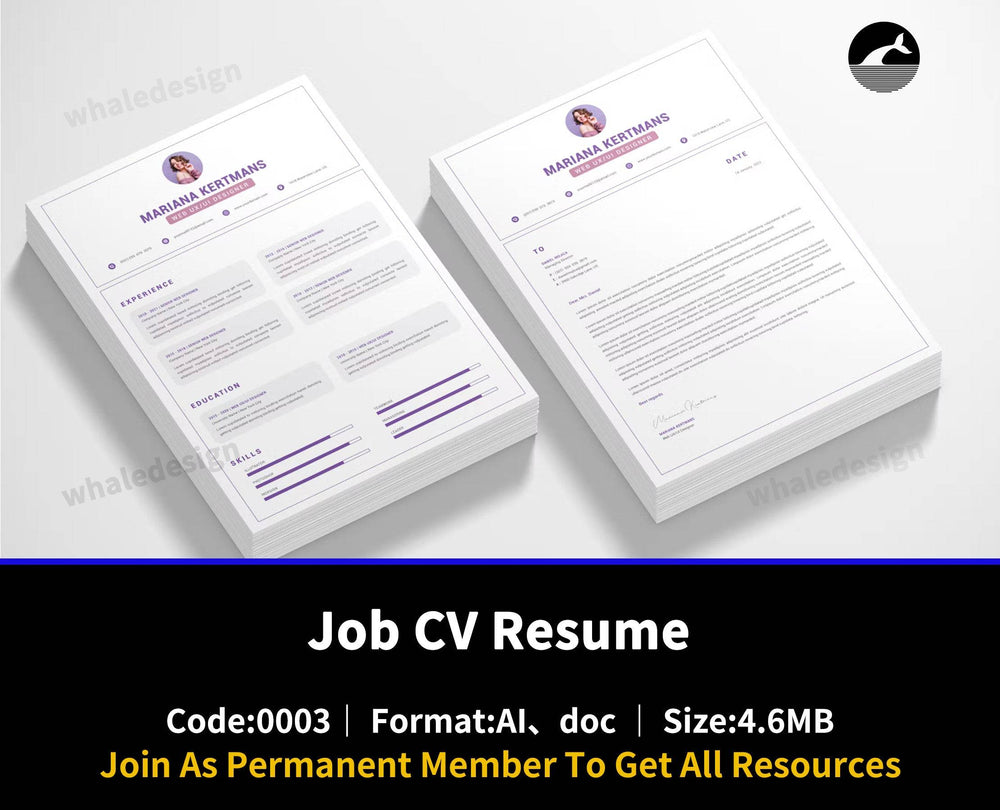 3Job CV Resume - whaledesign
