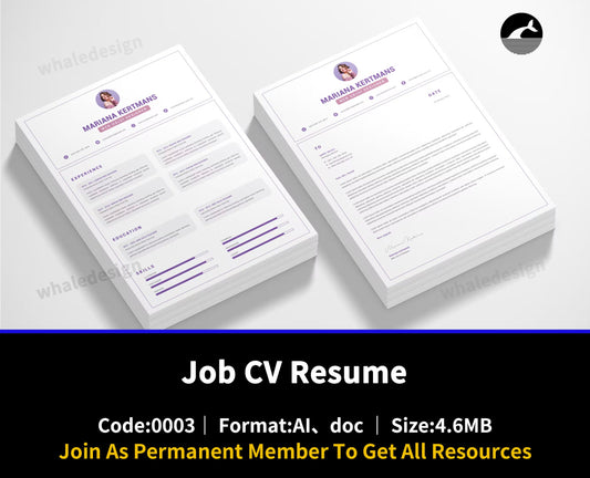 3Job CV Resume - whaledesign