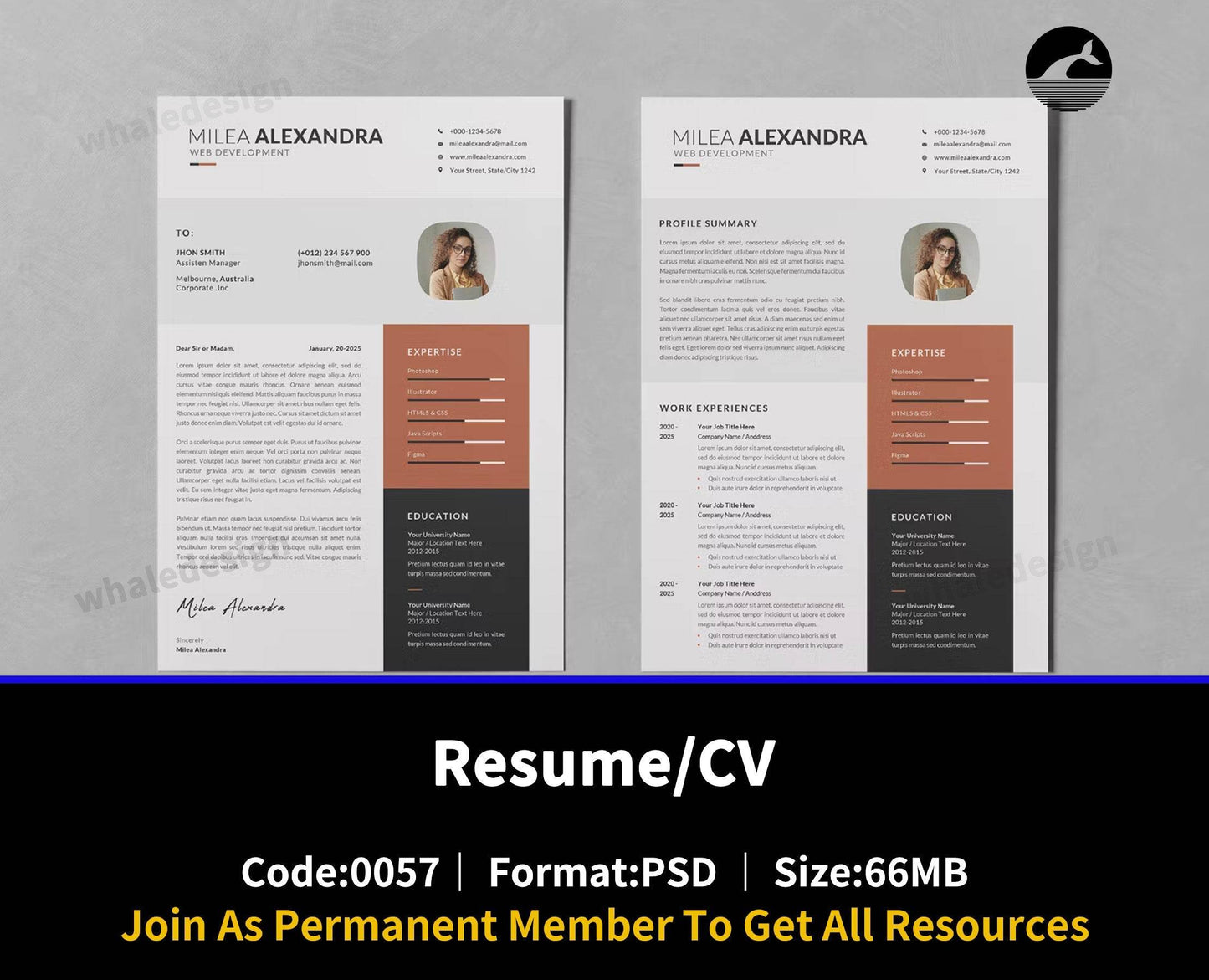 57Resume/CV - whaledesign