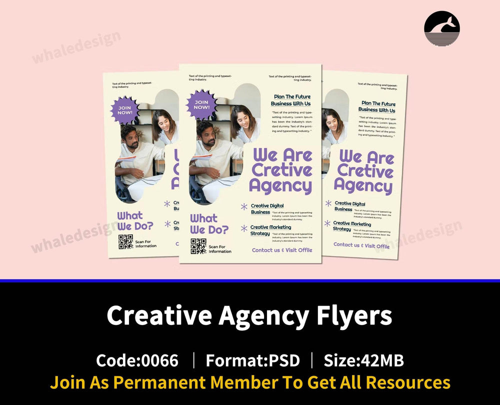 66Creative Agency Flyers - whaledesign
