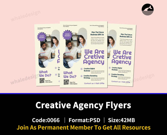 66Creative Agency Flyers - whaledesign