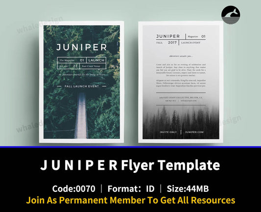 70J U N I P E R Flyer - whaledesign