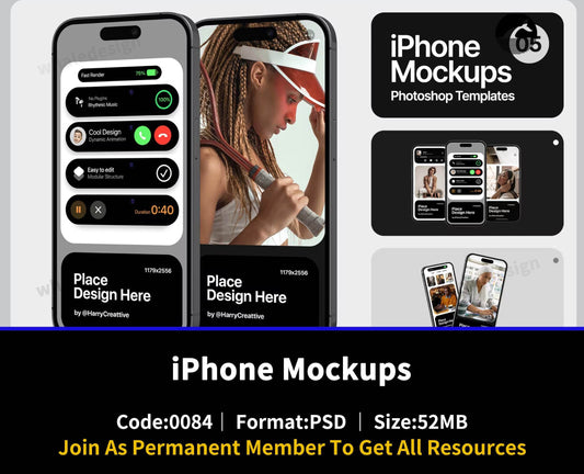 84iPhone Mockups - whaledesign