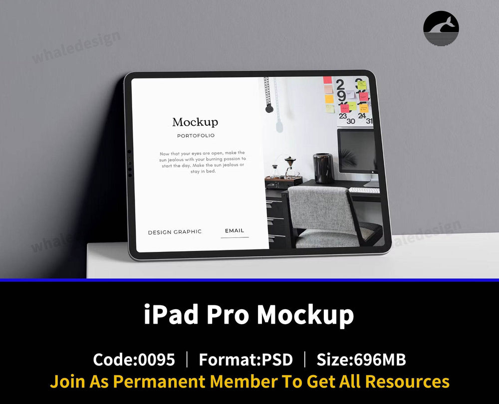 95iPad Pro Mockup - whaledesign