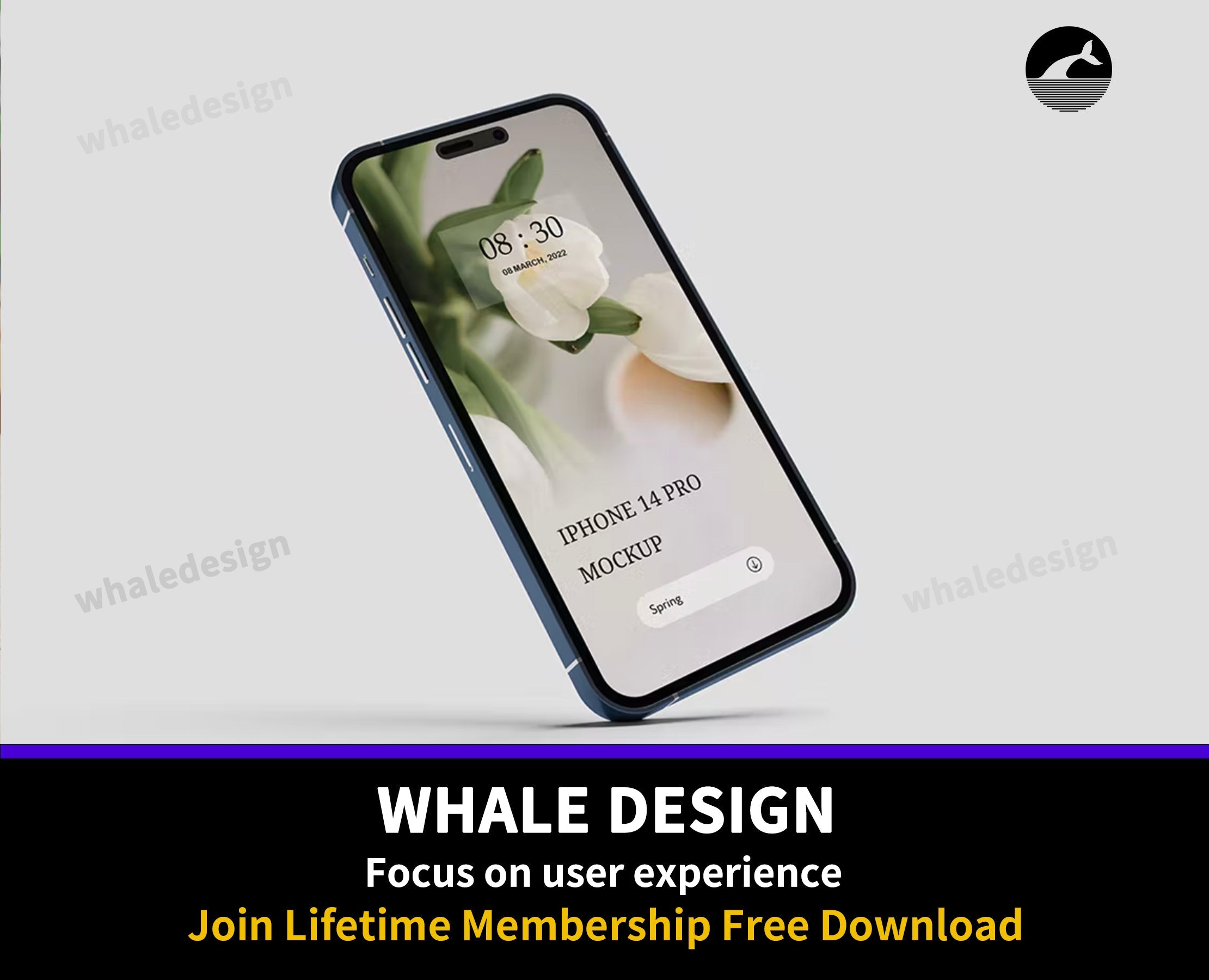 158iPhone 14 pro max Mockup - whaledesign