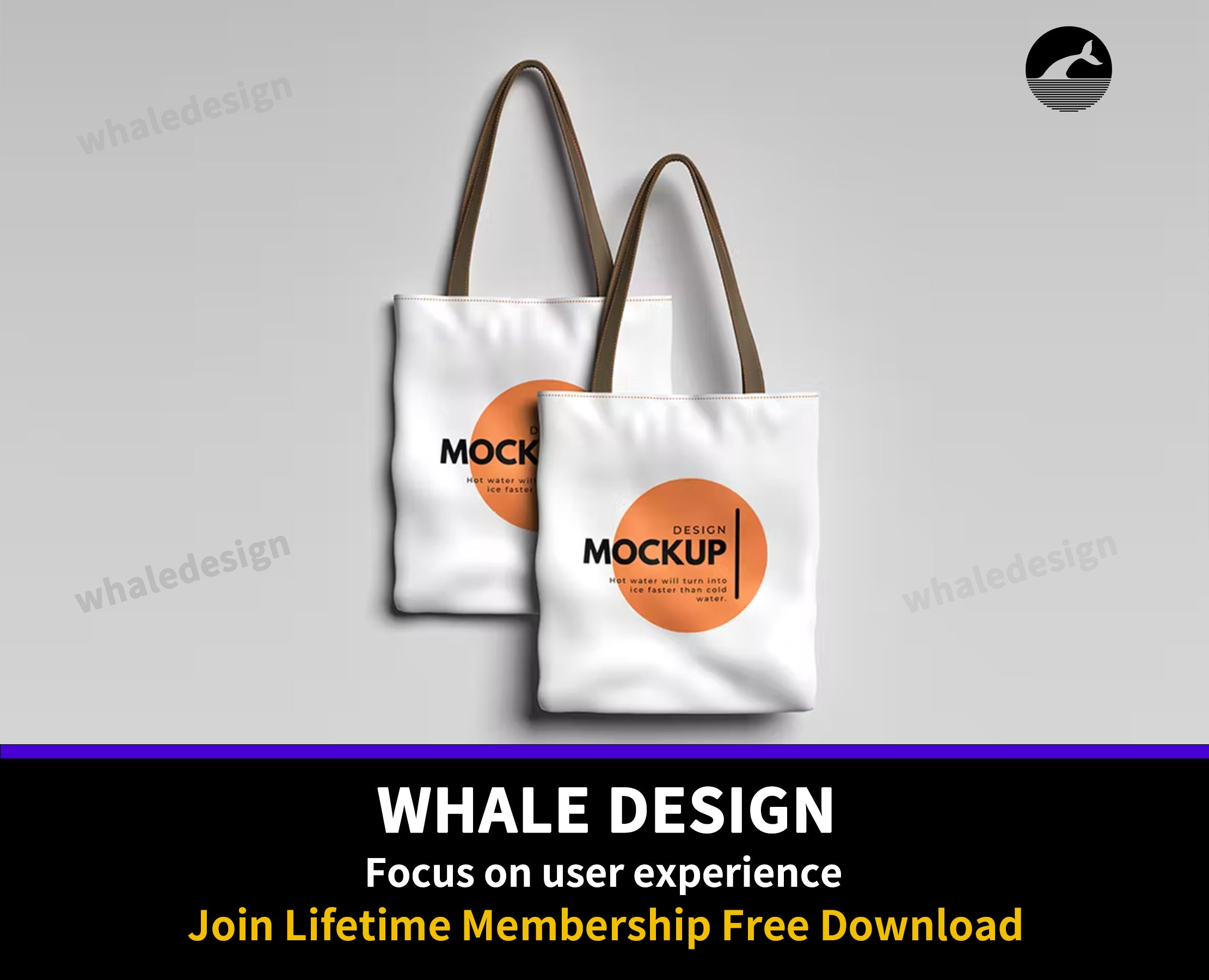 167Shoping Bag Mockup - whaledesign