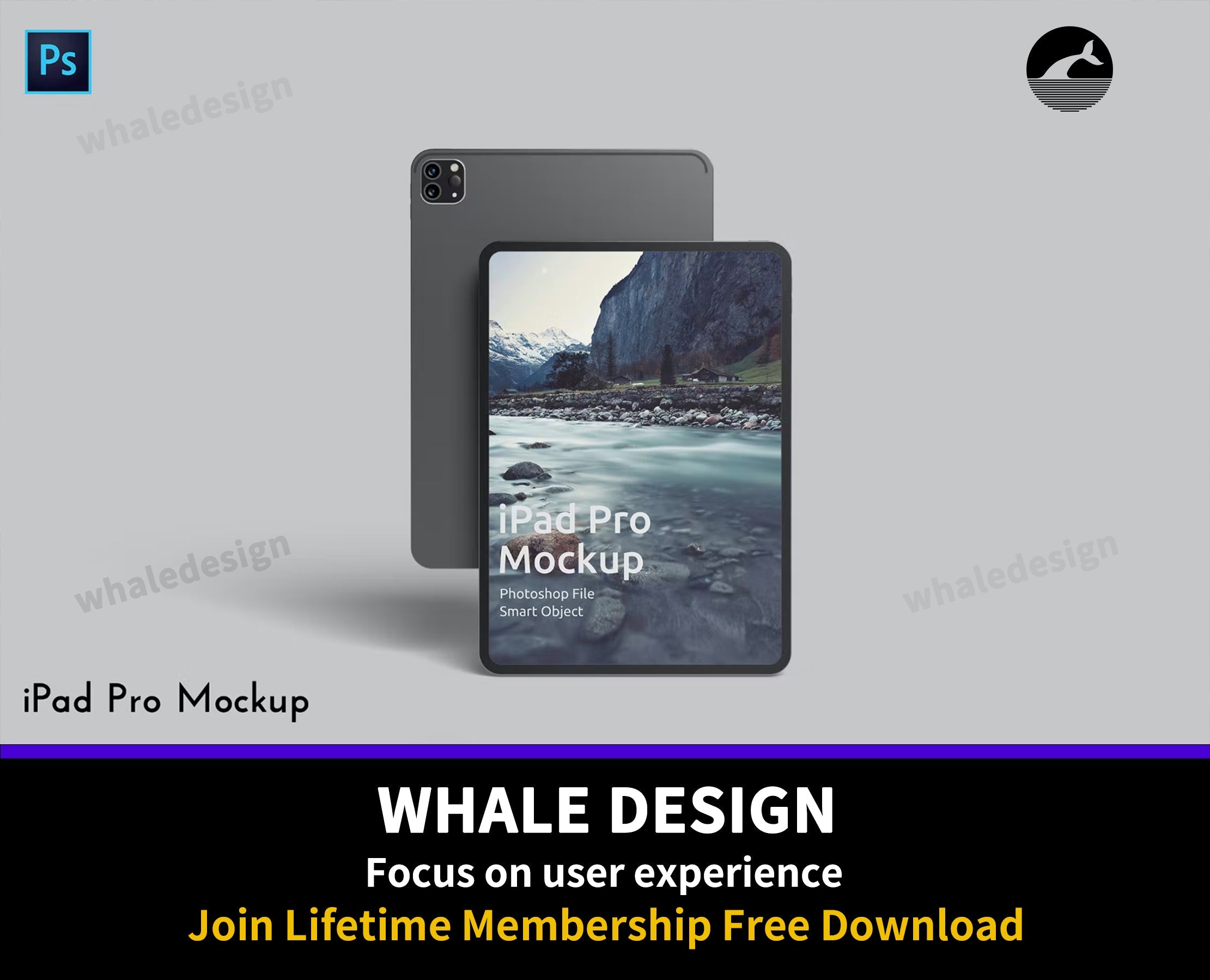 214ipad Pro Mockup - whaledesign