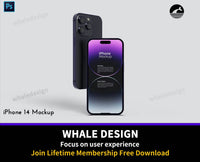 216iphone 14 Mockup - whaledesign