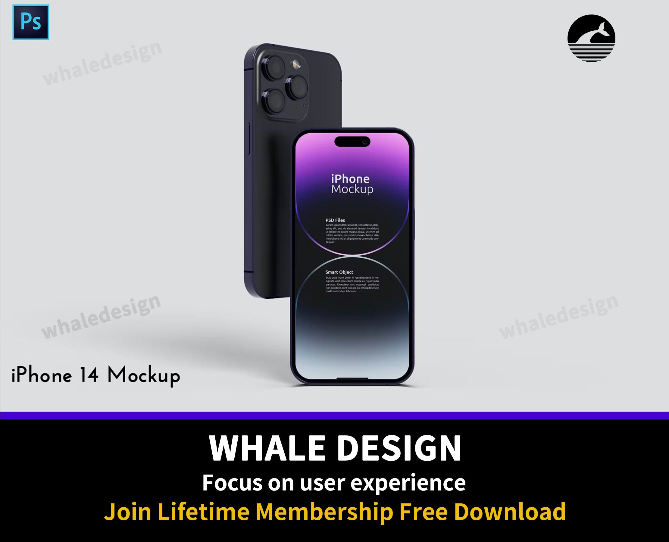 216iphone 14 Mockup - whaledesign