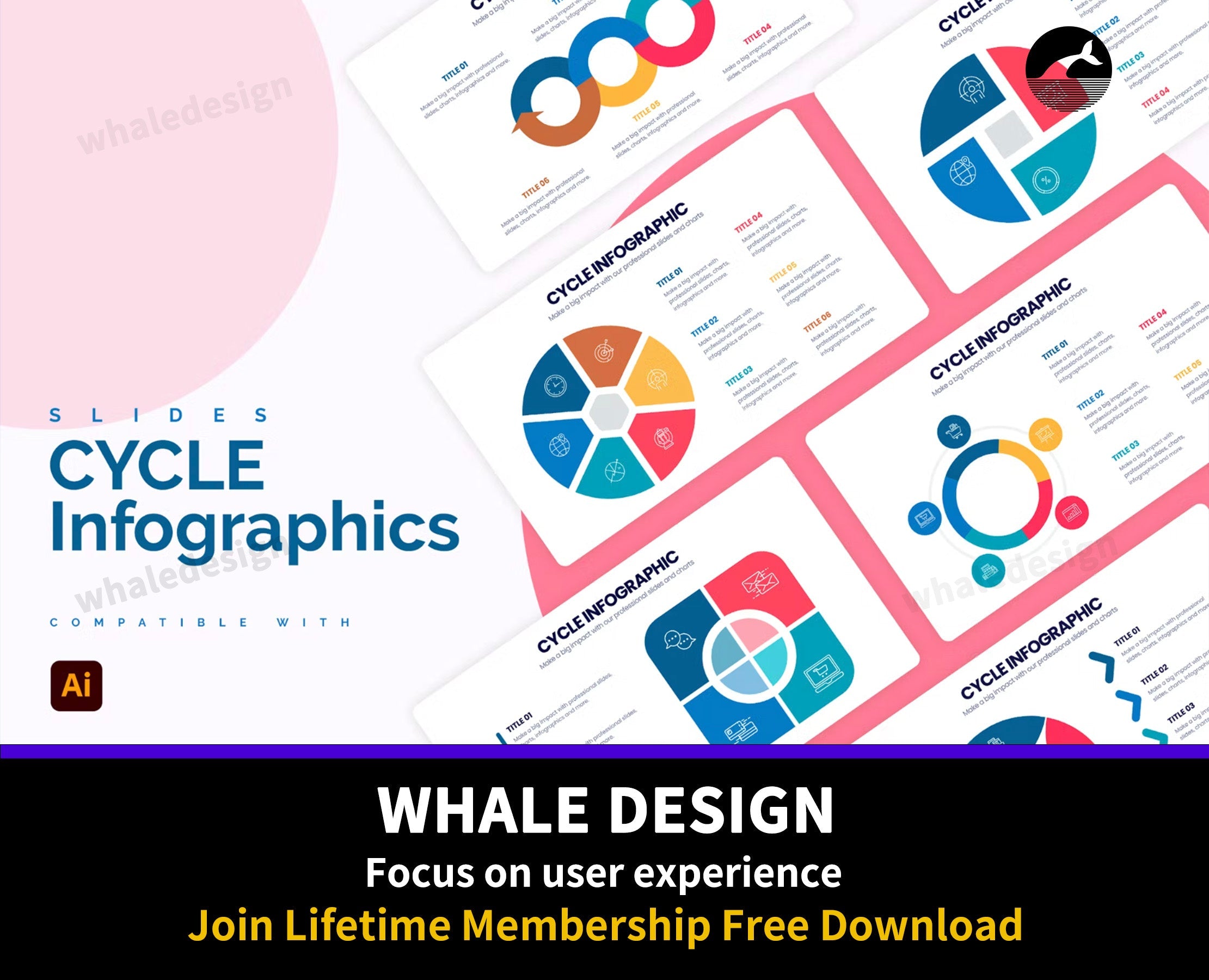 281Business Cylce Illustrator Infographics - whaledesign