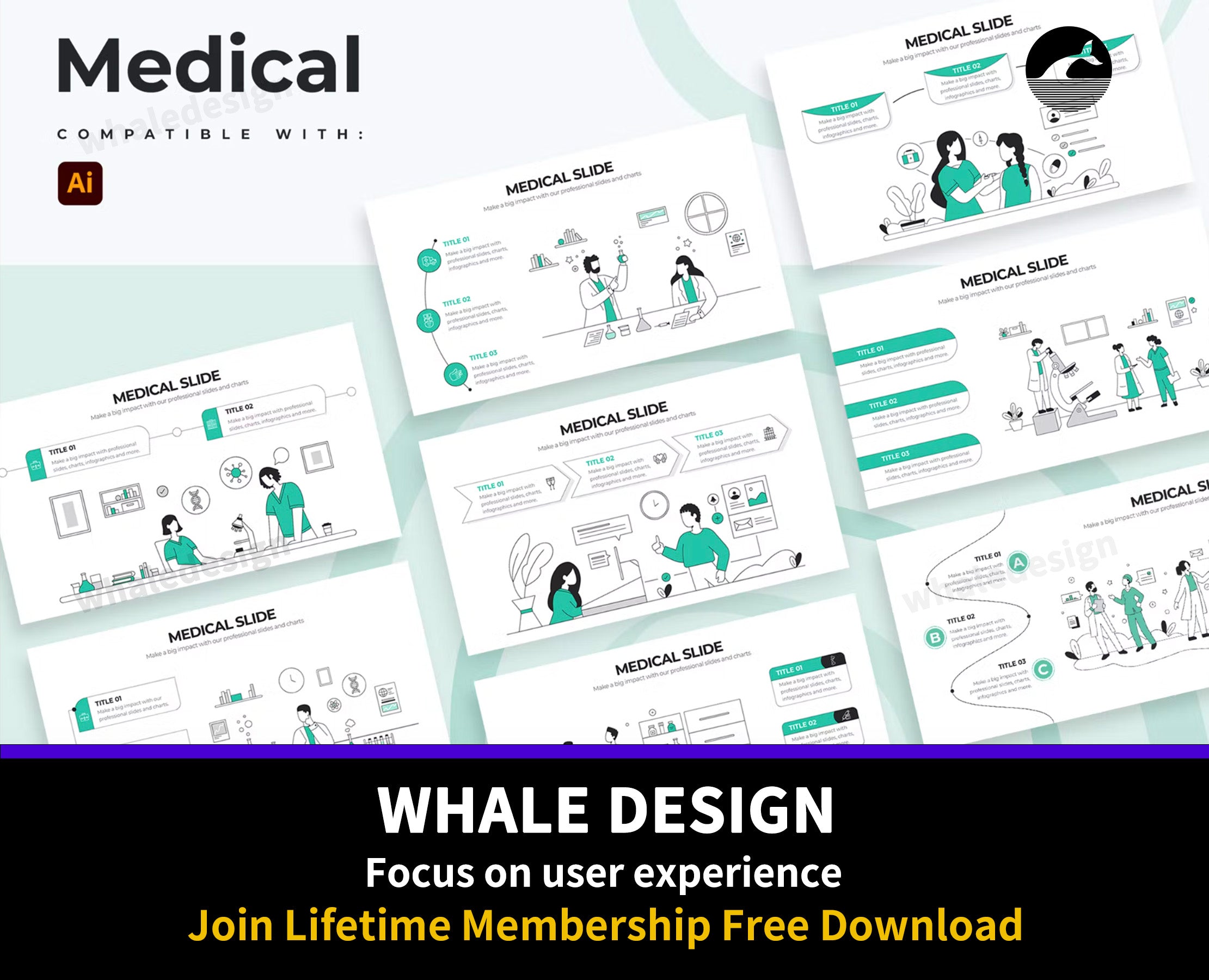 284Medical Illustrator Infographics - whaledesign