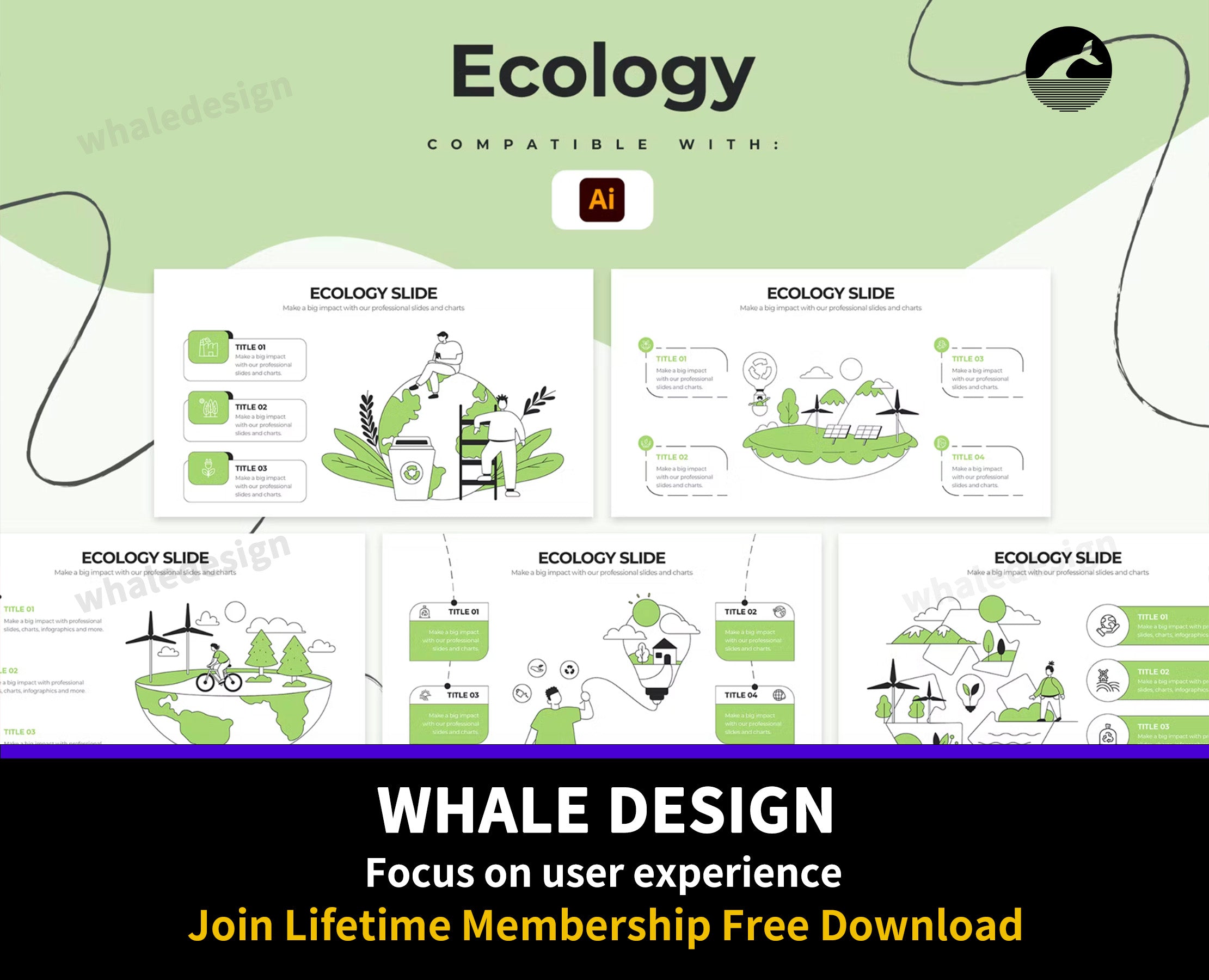 287Education Ecology Illustrator Infographics - whaledesign